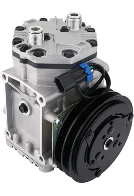 Compresor de aire acondicionado de encendido AA para Freightliner Peterbilt Kenworth 96‐99 réplica ET210L Foto 1 de 4