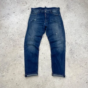 DSQUARED2 Cool Guy Fit Painted Steel Logo Jeans S71LA0687 Size 50 - Picture 1 of 14