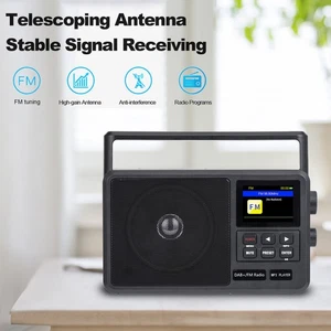 HanRongDa CS-806 Portable FM Radio DAB+ Receiver WiFi Internet Radio ZFIX - Picture 1 of 18