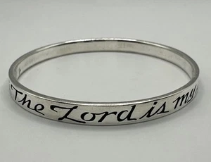 RARO Retirado James Avery Esterlina 925 "EL SEÑOR ES MI PASTOR" 7.75” - Imagen 1 de 8