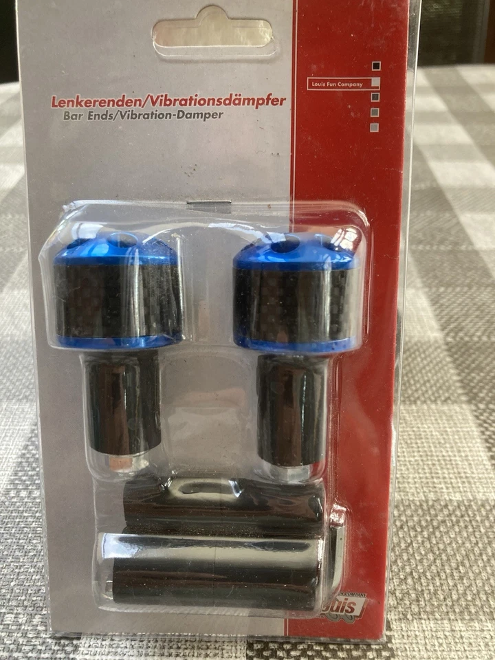 Lenkerenden Blau Vibrationsdämpfer - Bild 1 von 1