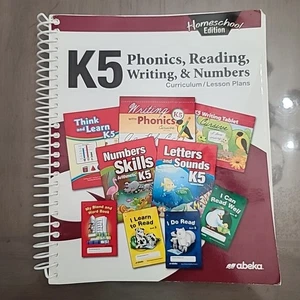 Abeka K5 Phonics, Reading, Writing, and Numbers Curriculum Lesson Plans - Picture 1 of 6