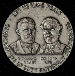 1961-1965 The Civil War Centennial Commission 4.245 Troy Oz .999 Silver DC-7166Q - Picture 1 of 2