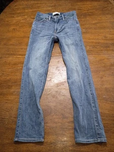 Pantalones de mezclilla Abercrombie Kids ajustados rectos azules lavado medio talla 13/14 - Imagen 1 de 12