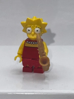 LEGO Simpsons Лиза Симпсон минифигурка с саксофоном - Изображение 1 из 4