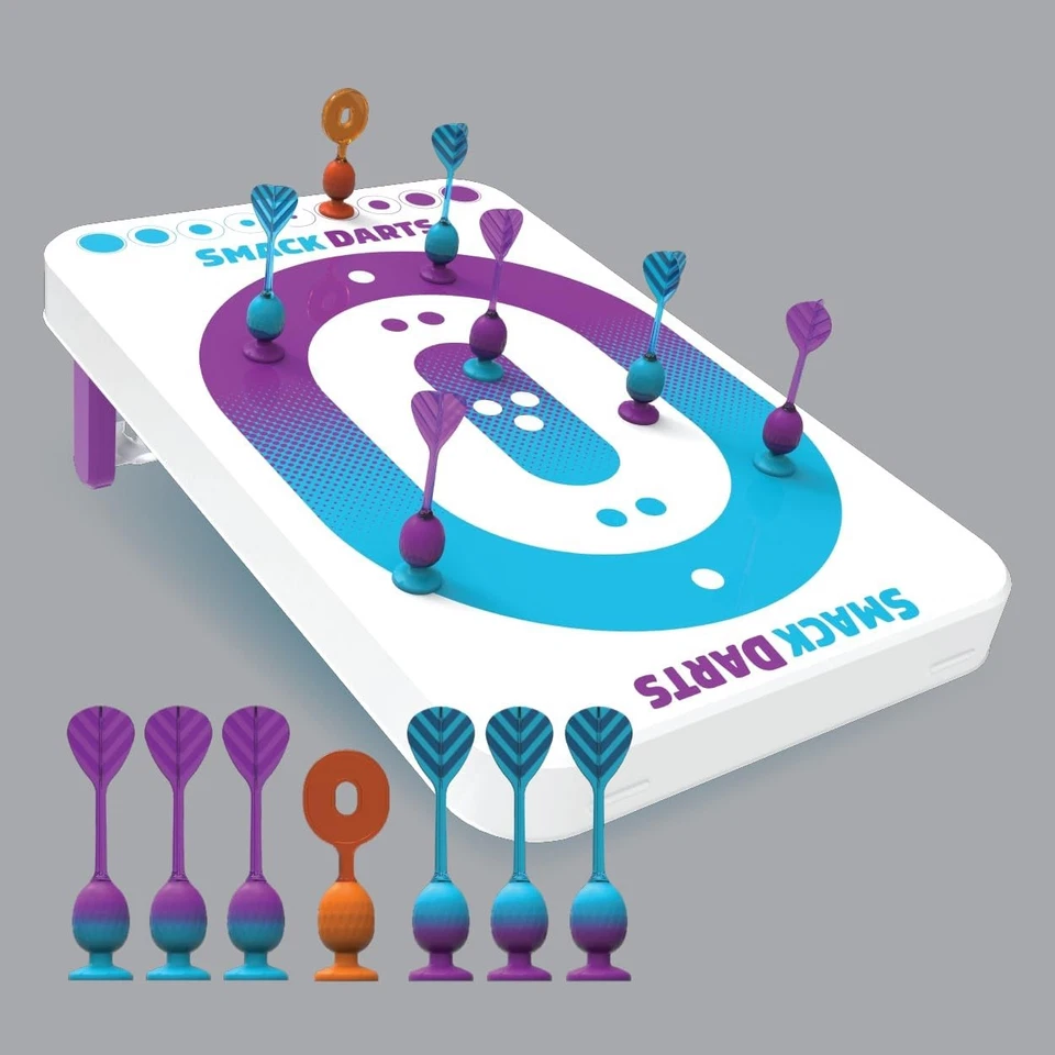 EastPoint Smack Darts - 2-in-1 Suction Cup Convertible 12x24" Multicolored