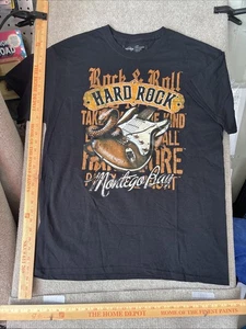 NWOT Hard  Rock Montego Bay Men's T-Shirt Size L Short Sleeve Graphic  Black - Picture 1 of 10
