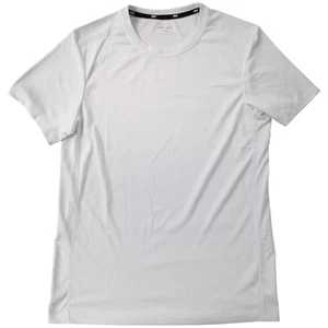 Asos 4505 Uomo Running Taglia M Bianco Manica Corta Girocollo Elastan - Foto 1 di 8