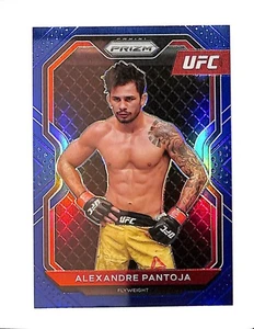 Panini Prizm UFC 46 2021 Alexander Pantoja Blue Prizm 60/199 - Imagen 1 de 2
