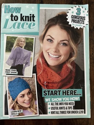 How to Knit Lace - Simply Knitting Patterns - Cowl ~ Hat ~ Shawl - Image 1 of 2