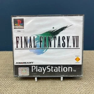 VINTAGE 1997 FINAL FANTASY VII PS1 PLAYSTARTION SPIEL GAMING - 3 DISC MIT HANDBUCH - Bild 1 von 10