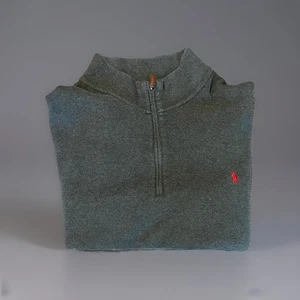 Polo Ralph Lauren Men’s Grey Quarter Zip Pullover Sweater 4x - Picture 1 of 5