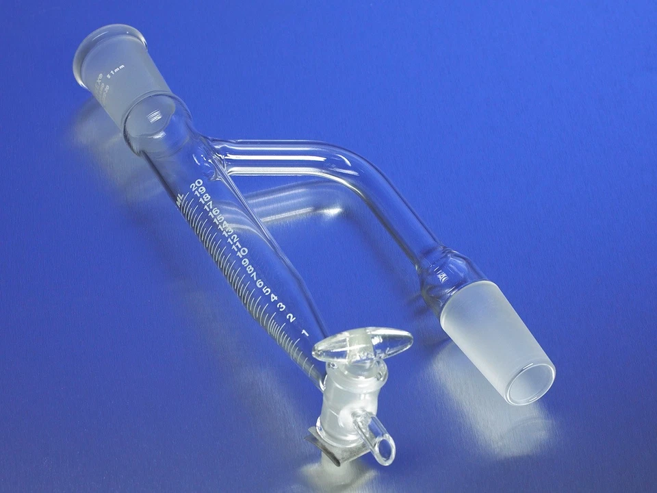 2PK PYREX Barrett aparato de destilación llave de paso 24/40 horas juntas cónicas 3622-20 Foto 1 de 1