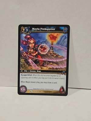 World Of Warcraft TCG Fields Of Honor Mayla Finksputter Regular Common 109/208 - Image 1 of 2