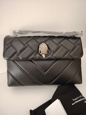 New Kurt Geiger Kensington Medium Black Soft Lambskin Leather Bag RRP288 - Image 1 of 4