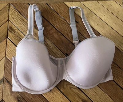 Sutiã Bali tamanho 38DD rosa liso U ilusão decote estilo 3439 BB06 - Imagem 1 de 4
