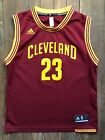 Lebron James Youth Large Y/L Cleveland Cavaliers Adidas NBA Jersey Boys