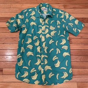 Tipsy Elves Herren L Bananendruck grünes Shirt Tasche. - Bild 1 von 5