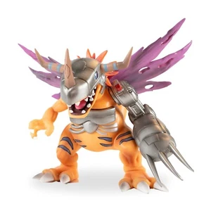 Digimon Adventure Metal Greymon 8" Figure PVC Model Digital Monster Collectible - Picture 1 of 10