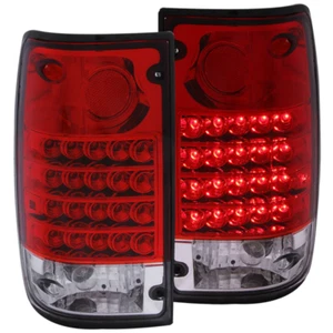 ANZO 311043 RÜCKLEUCHTEN SET PASST 1989 1995 TOYOTA PICKUP LED RÜCKLEUCHTEN ROT KLAR - Bild 1 von 8
