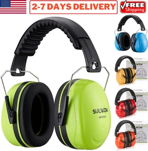 Hearing Protection Ear Muffs For Shooting Construction Gun Range Noise Reduction - Picture 1 of 27