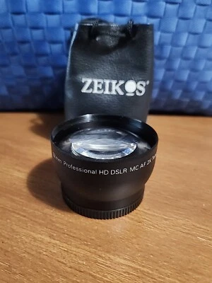 Zeikos Proxima LENS 2.0x Telephoto 52mm D Lens For Nikon - Image 1 of 4