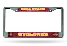 Iowa State Cyclones Chrome Metal License Plate Frame FREE US SHIPPING