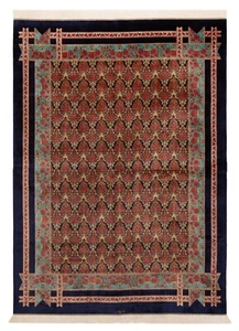 Qom Seda Alfombra Persa Hecha a Mano 200x150 cm-Ghom, Oriente, Carpet, Rug, Rojo - Picture 1 of 11