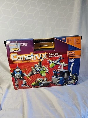 #15539 Deluxe Builder Construx 1996 Mattel Building Kit NEW SEALED RARE NOS - Image 1 of 4