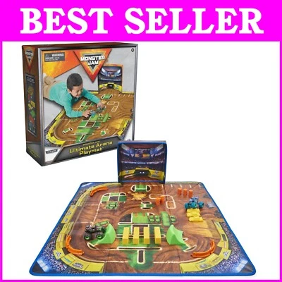 Ultimate Monster Truck Arena Playmat Set with 2 Exclusive Trucks & 20 Accesso... - Image 1 of 4
