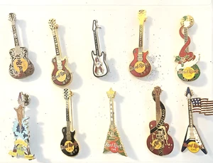 10 Hard Rock Cafe Pins - Bild 1 von 2
