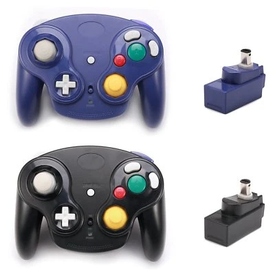 1/2X 2.4G Wireless Remote Controller + Receiver For GameCube Console NGC - Image 1 of 4