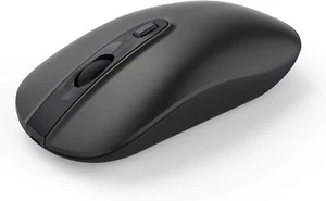 Wiederaufladbare Bluetooth Kabellose Maus, 4.0 & 2.4G Leise Funkmaus - Bild 1 von 12