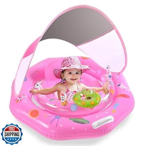 Baby Pool Float for 6-36 Months | Extra Wide Infant Pool Float with UPF50+ Su - Picture 1 of 5