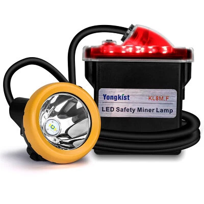  Safety Mining Headlamp 1+2 LED Super Bright Waterproof Coal Mining Light Torch - Image 1 of 4