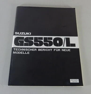 Manual De Taller / Informe Técnico Suzuki GS 550 /L Fecha 02/1980 - Imagen 1 de 3