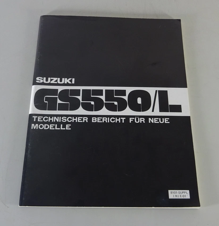 Manual De Taller / Informe Técnico Suzuki GS 550 /L Fecha 02/1980 - Imagen 1 de 3