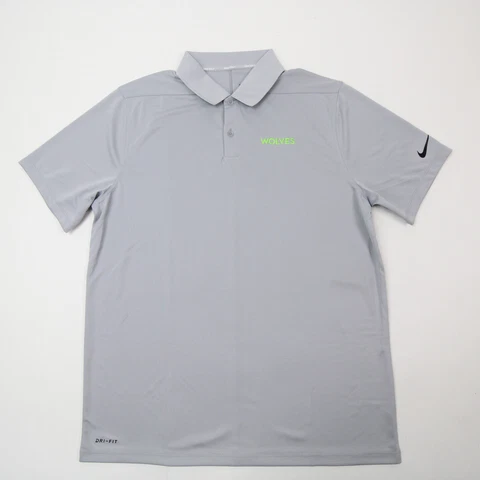 Minnesota Timberwolves Nike Golf Dri-Fit Polo Men's Light Gray New Cover