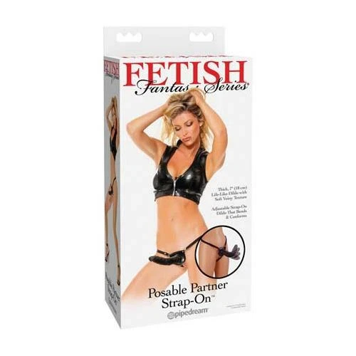 Fetish Fantasy Posable Partner Correa Negra Foto 1 de 1