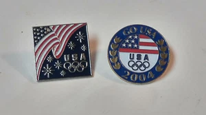 Alfileres de sombrero patrióticos de Estados Unidos de colección, muy coloridos, muy deseables T141 - Imagen 1 de 7