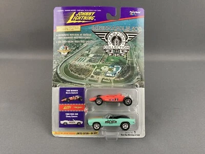 Johnny Lightning Indy 500 победитель 1969 Mario Andretti с Camaro Aqua Ltd издание новый в коробке - Изображение 1 из 4