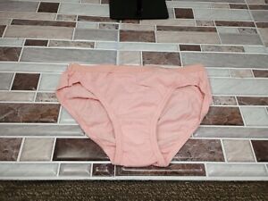 HANES Girls Hi Cut Size 10 Underwear Pantie 100%  Cotton Tagless NWOT Peach