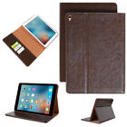 Premium Leder Schutzhülle für Apple iPad 3 Tablet Tasche Hülle Cover Case braun