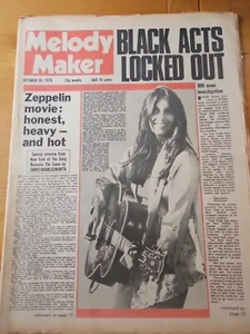 Melody Maker October 30th 1976 Led Zeppelin Movie Cover - Picture 1 of 4