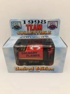 Vintage 1998 White Rose Team Calgary Flames Zamboni NHL Ice Hockey da collezione - Foto 1 di 5