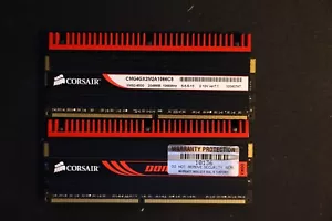 CORSAIR DOMINATOR GT 4GB (2 x 2GB) DDR2 1066 (PC2 8500) CMG4GX2M2A1066C5 - Picture 1 of 2