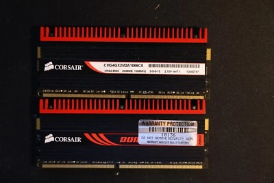 CORSAIR DOMINATOR GT 4GB (2 x 2GB) DDR2 1066 (PC2 8500) CMG4GX2M2A1066C5 - Image 1 of 2