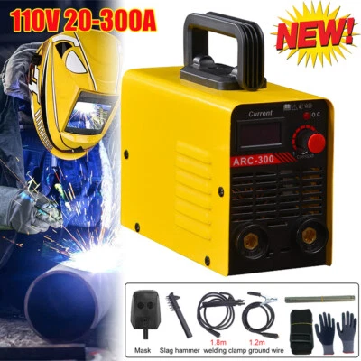 Mini máquina de soldadura inversora 300AMP 110V IGBT DC ARC MMA varilla soldadora con cable Foto 1 de 4
