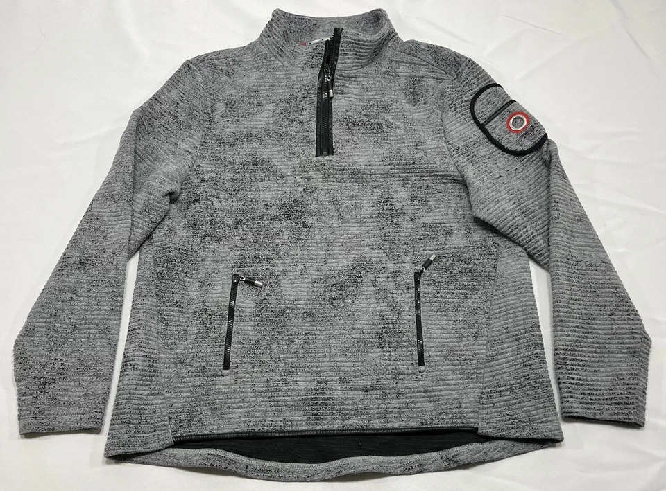 Pantalones de manga larga acanalados medianos para mujer Jamie Sadock con cremallera 1/4 bolsillos  Foto 1 de 4