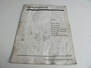 Husqvarna 544 93 62-04 Spare Parts List K750 Concrete Saw - Picture 1 of 6